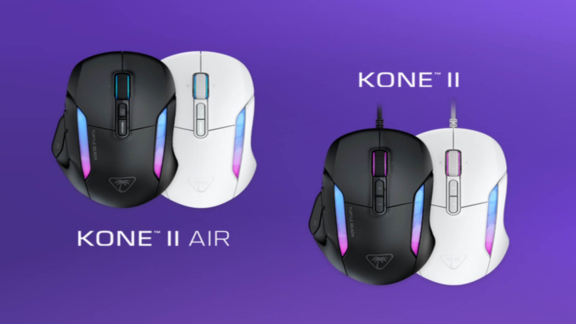 Turtle beach presenta i mouse da gaming Kone II AIR e Kone II