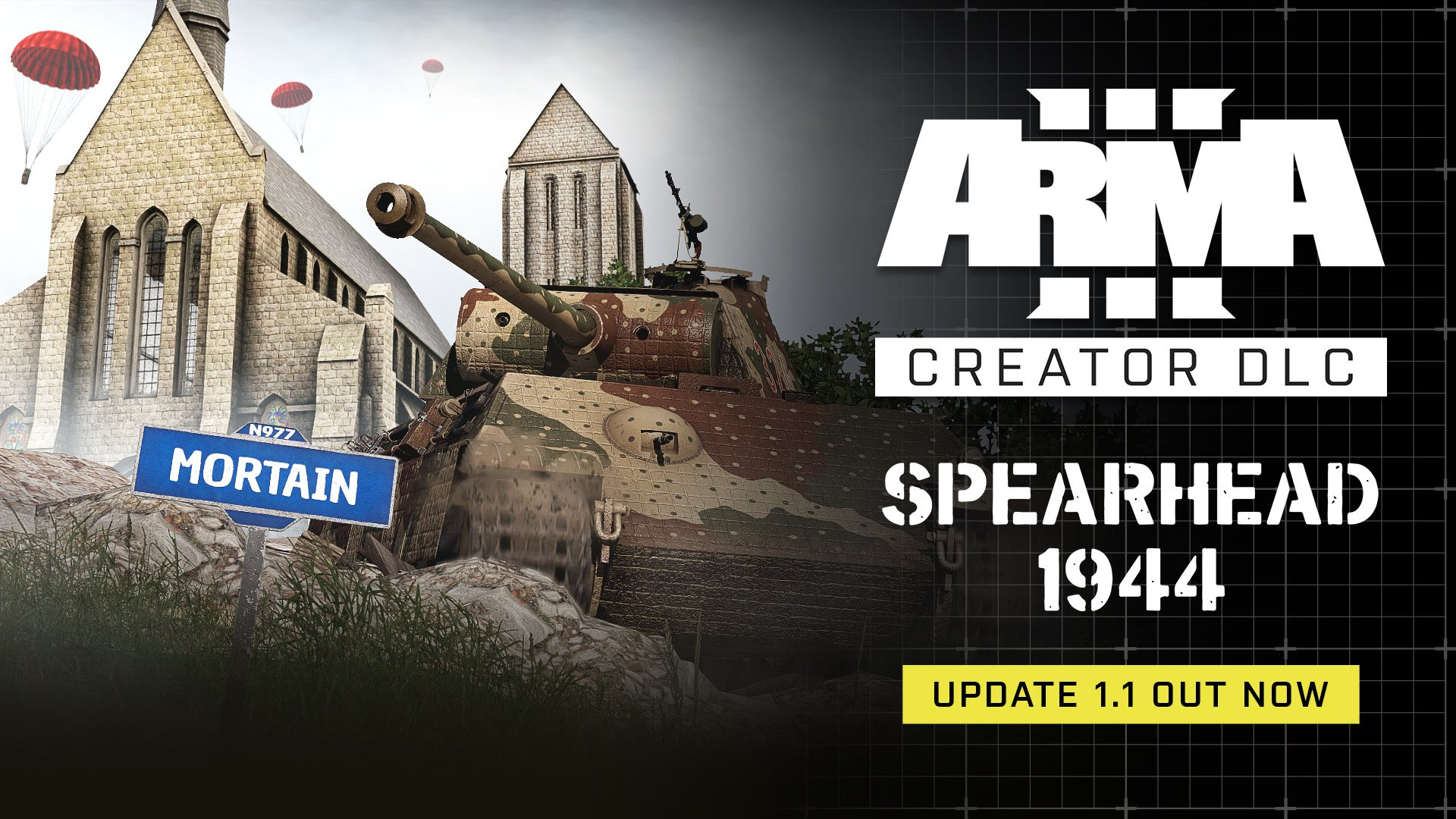 Arma 3 Creator DLC: Spearhead 1944 major update 1.1 