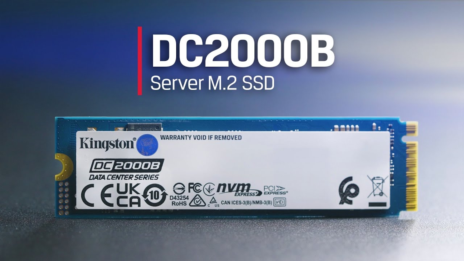 Kingston Digital lancia un SSD NVMe per impieghi aziendali progettato per Data Center