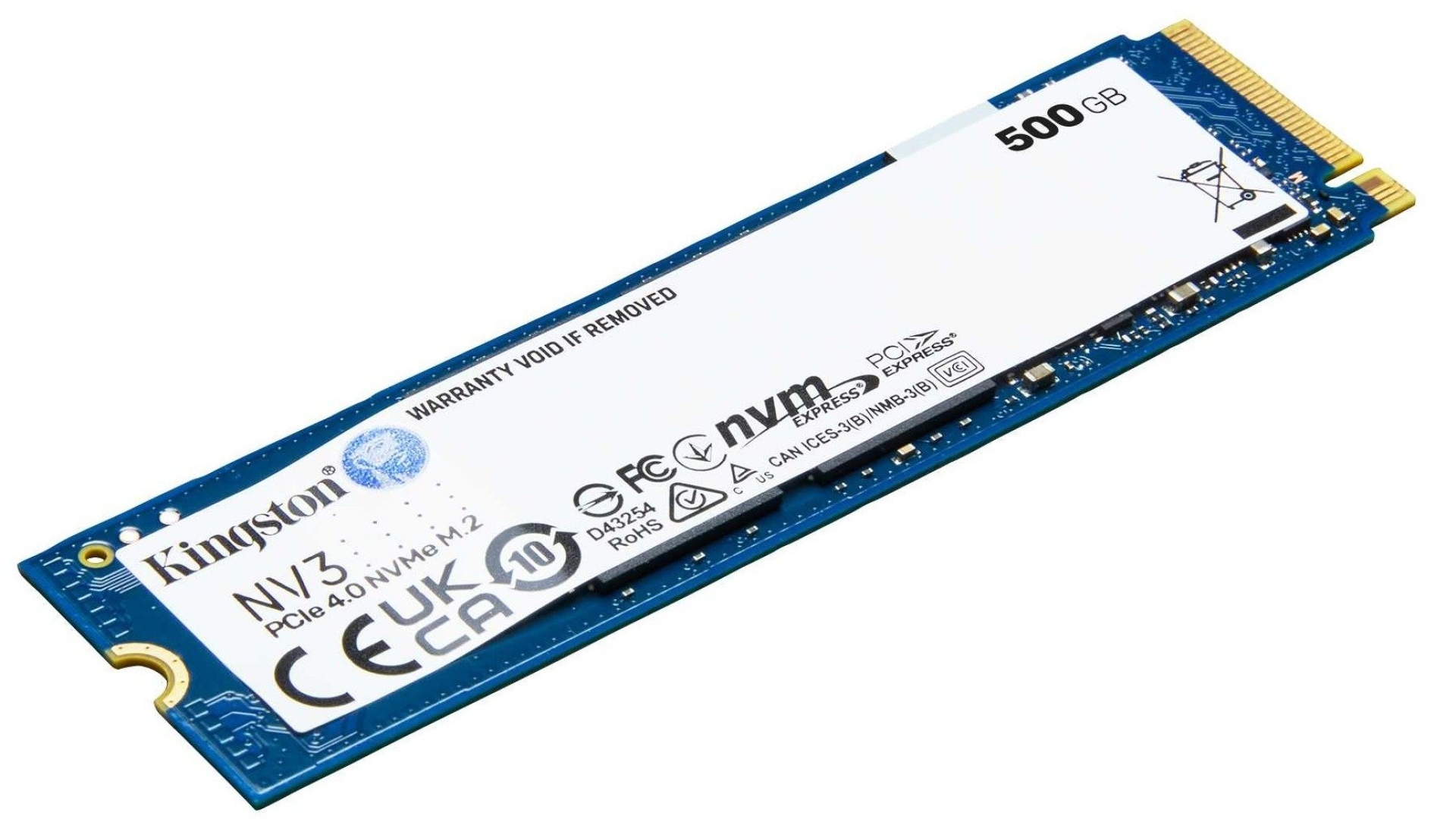 Kingston lancia l'SSD NVMe NV3 PCIe 4.0