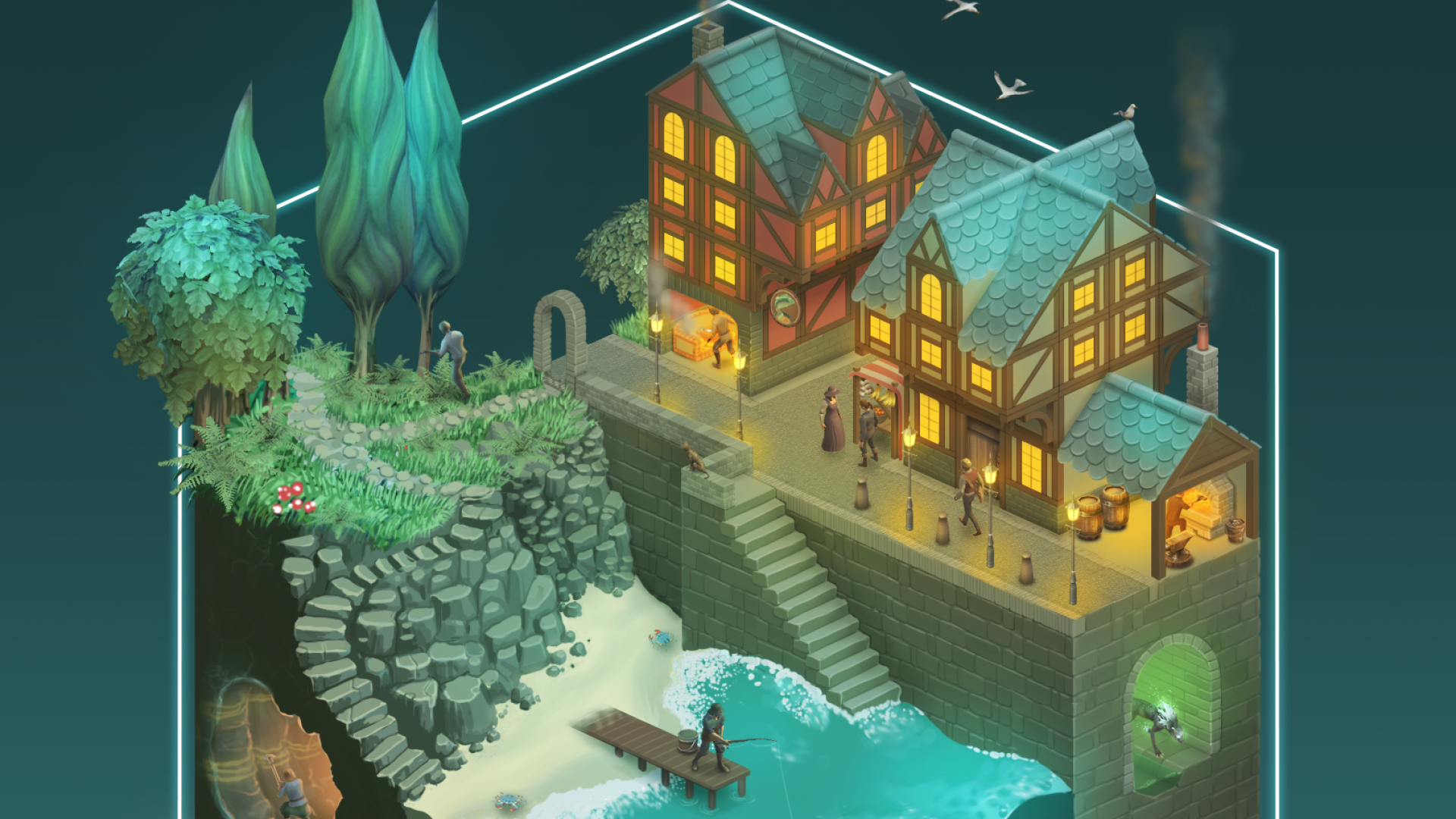 Brighter Shores, il nuovo MMORPG dal creatore di Runescape, sbarca su Steam